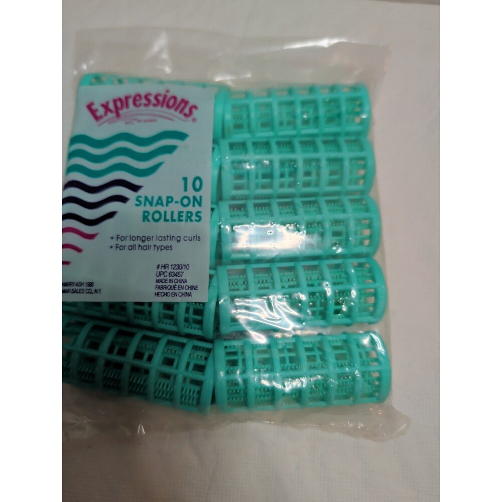 Expressions Snap On Rollers 10 Count VTG hair Curlers